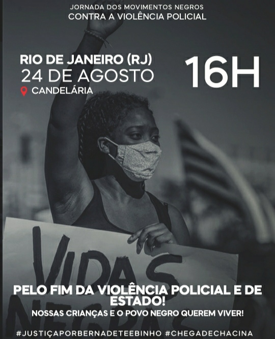 Pelo fim da violência policial e de Estado. Afronte o Racismo!