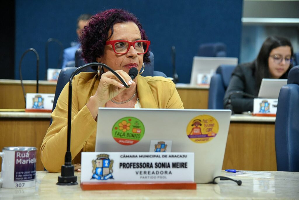 Aracaju: Vereadora Sonia Meire vota contrário a projeto que promove Parcerias Público-Privadas