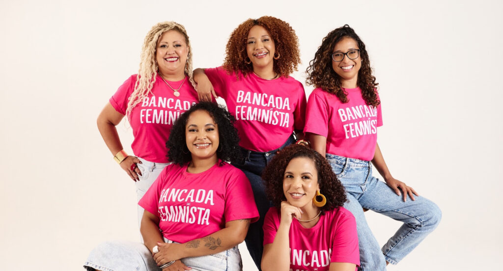 Bancada Feminista do PSOL em campanha para reeleição